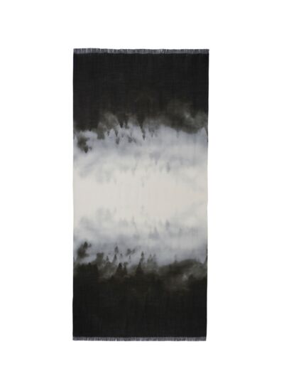 Étole imprimé aube hivernale 180 x 85 cm - Accessoire - NATUREL/CHASSE