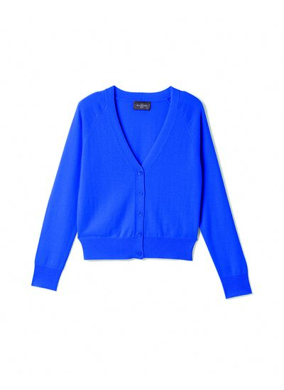 Gilet manches raglan - Femme - BLEU PIGMENT