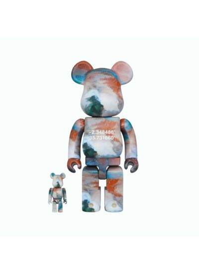 Bearbrick x Benjamin Grant (Aperçu) Ensemble 100% & 400% Lac Natron