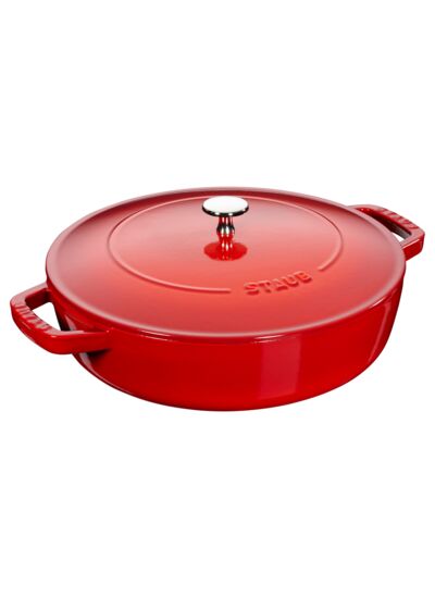 Sauteuse 24 cm, Fonte, Cerise, second choix