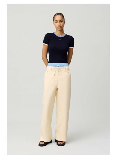 Pantalon cargo taille basse