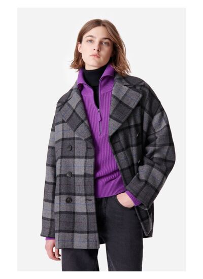 Manteau Berlin En Laine Mélangée