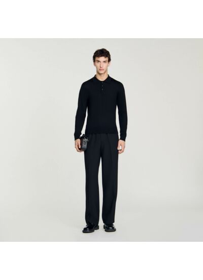 Polo en maille fine