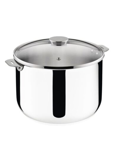 Marmite inox salvaspazio avec couvercle 24 cm (7.5l)