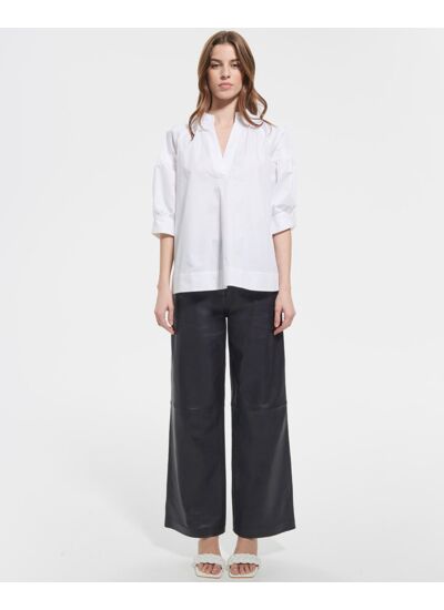 Chemise Cambridge Blanc en Coton