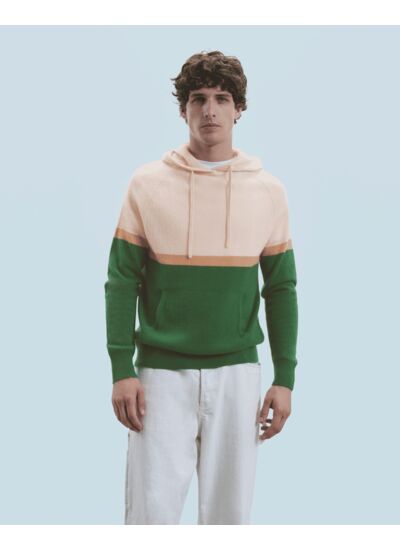 Pull Hoodie Color Block