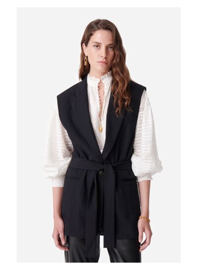 Veste Christen En Laine Mélangée