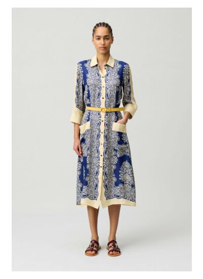 Robe longue imprimée