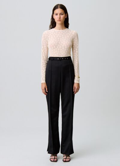 Claudie pierlot Top transparent dentelle