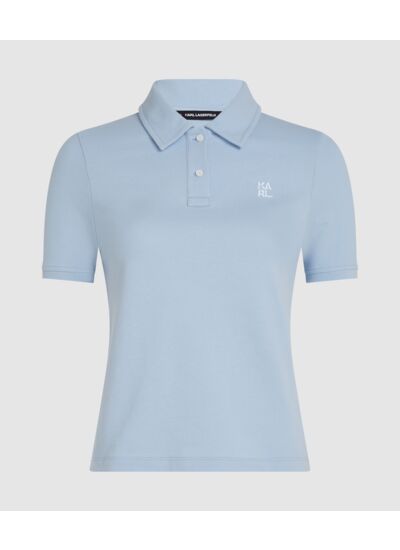 BLOCK LOGO SLIM FIT POLO