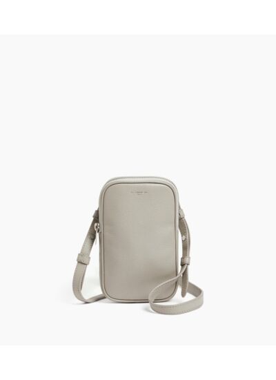 Etui téléphone en cuir grainé