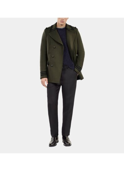 Caban Style Officier Kaki Homme