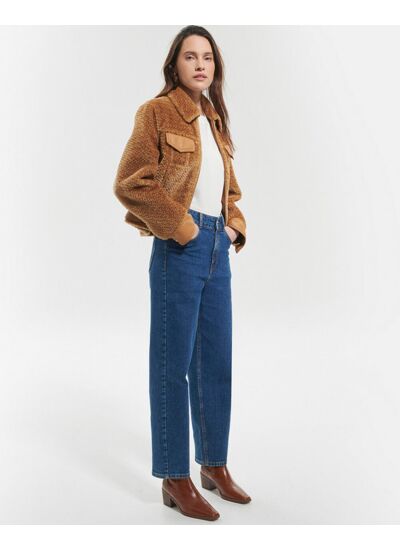 Veste Bosnie Châtaigne en Polyester