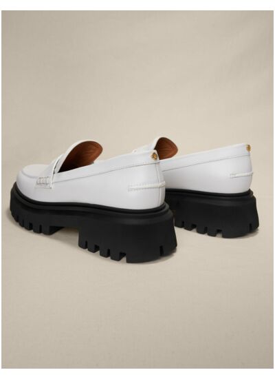 Mocassins en cuir à plateforme