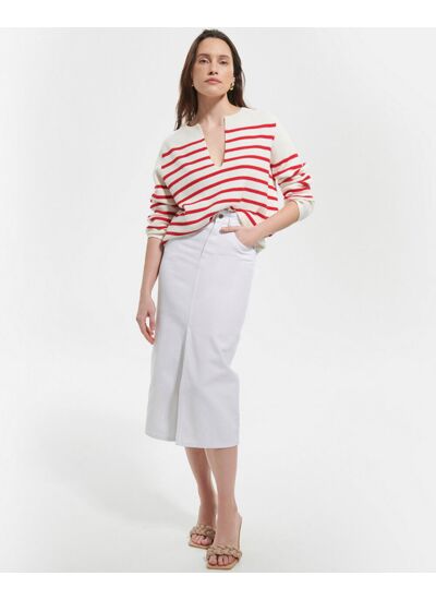 Pull Nathaniel Rayures en laine