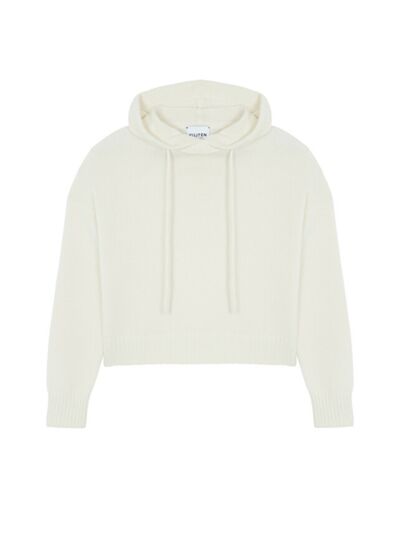 Sweat Tessa Sweat À Capuche Court Cachemire, 6 fils