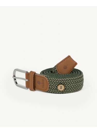 Ceinture kaki & beige
