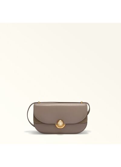 FURLA SFERA S SHOULDER BAG - VITELLO ROMA+SUEDE