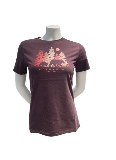 W Timberview Trail FS Graphic Tee Violet