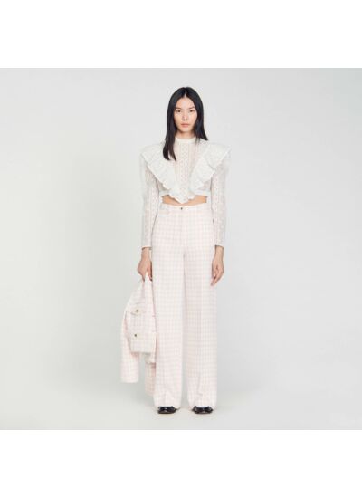 Pantalon de costume en tweed