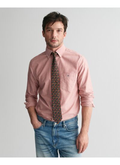Chemise regular fit en coton Oxford classique