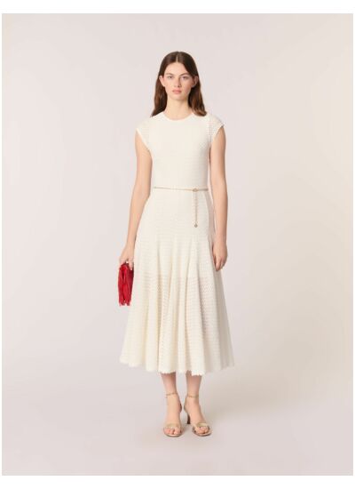 Robe longue en crochet