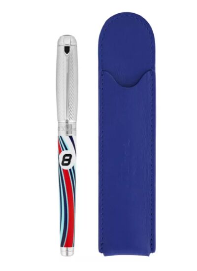 GAMME ORFEVRE- 1 STYLO REVERSIBLE PLUME ROLLER BLANC 24H DU MANS