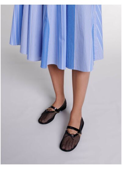 Ballerines en textile mesh