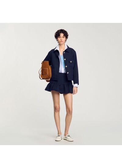 Blouson à boutons officier