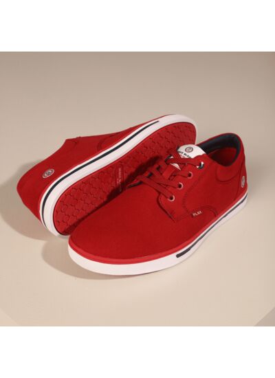 Tennis en toile rouge