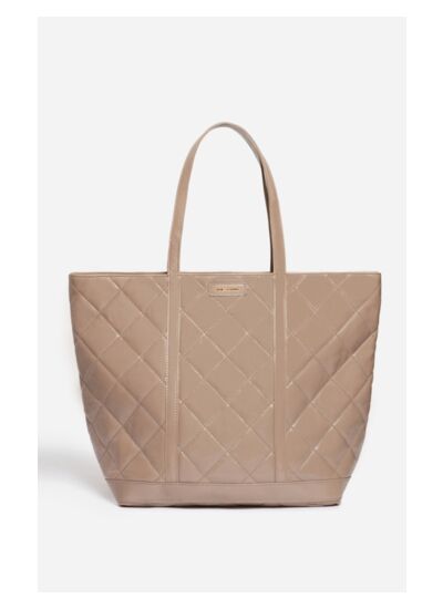 Cabas XL En Cuir Matelassé En Coton