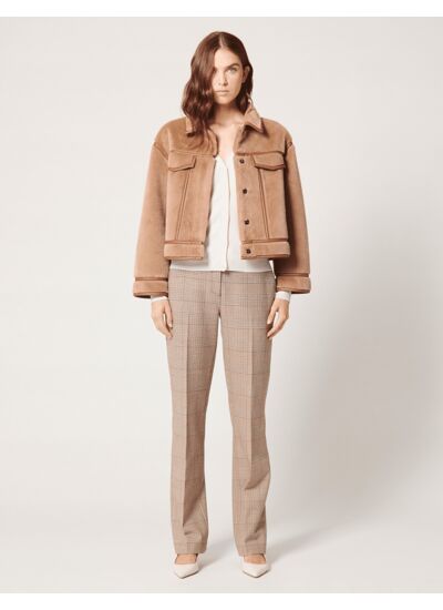 Veste Monge Camel en Polyester