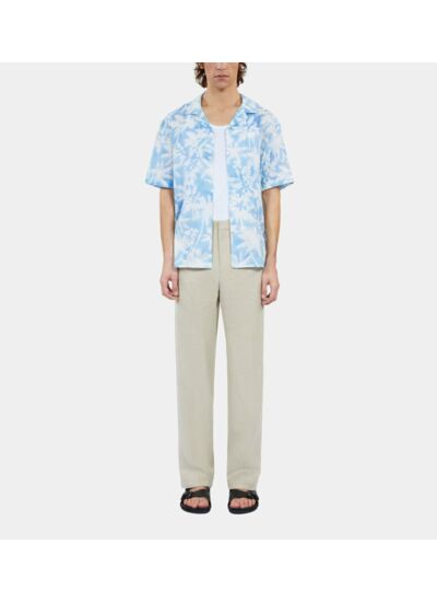 Chemise Imprimée Manches Courtes Homme