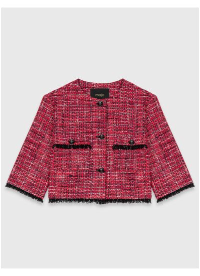 Veste courte en tweed