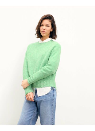 Pull Col Rond Oversize