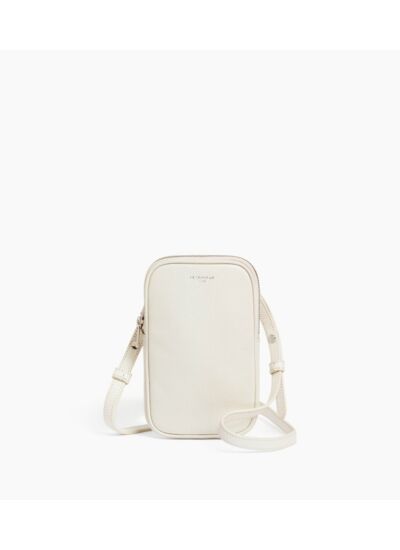 Etui téléphone en cuir grainé