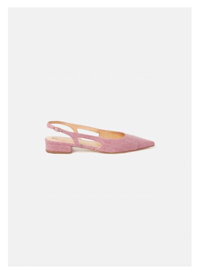 Escarpins Katia-Blush en Coton
