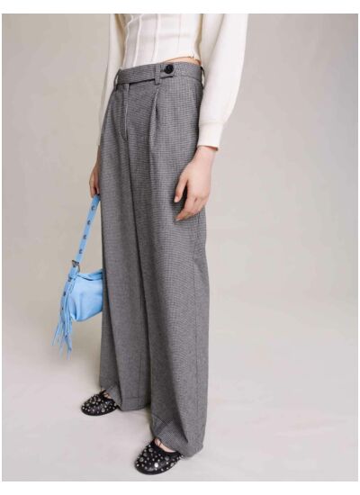 Pantalon de tailleur large