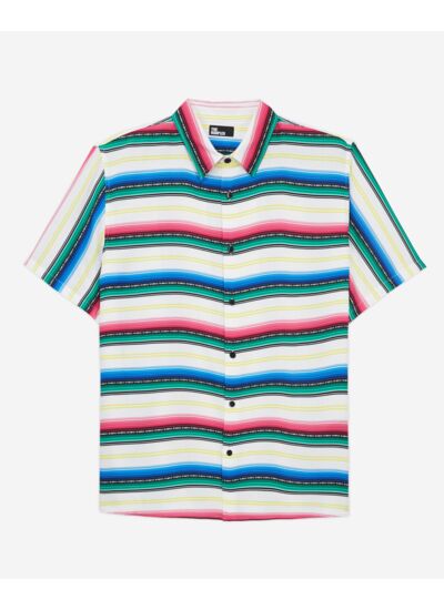 Chemise A Manches Courte Et Col Classique Imprimee Homme