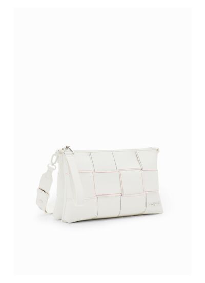 Bandolera M trenzado pespuntes