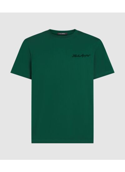 SGNTR FLOCK PRINT T-SHIRT