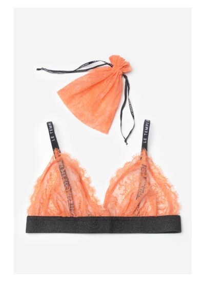 Soutien-gorge triangle Secret corail