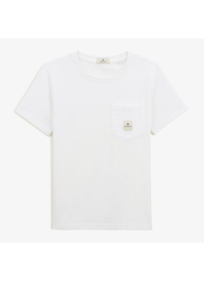 T-shirt Tim junior blanc avec poche