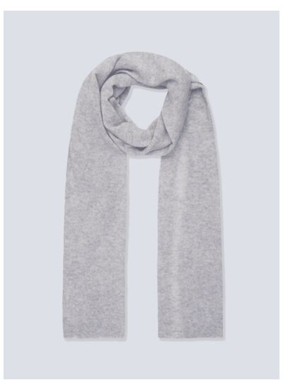 Echarpe rectangle cachemire Violeta ACIER