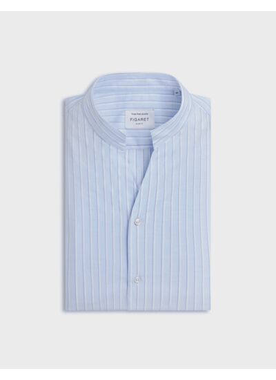Chemise Carl rayée bleu clair