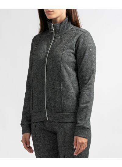 Sweat en molleton zippé