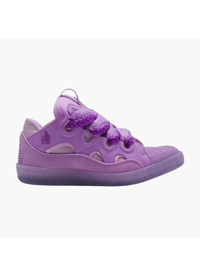 Lanvin Leather Curb Sneaker Lila