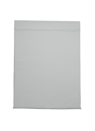 Drap plat Partition Satin de coton Coloris Acier