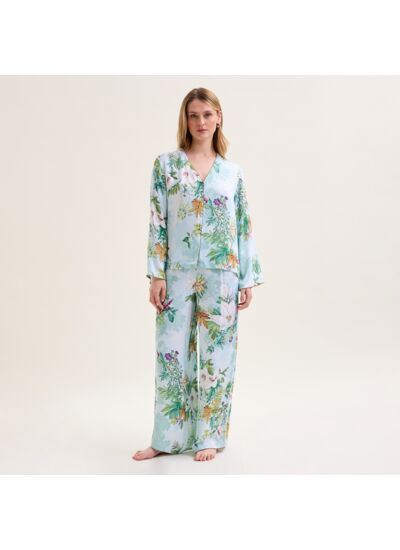Laurence Tavernier - Pyjama en satin de viscose, Panorama