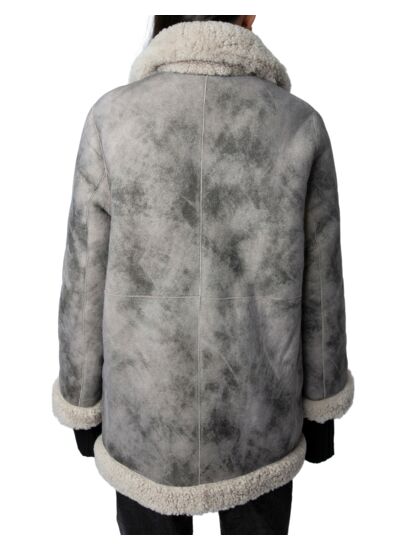 MAGDAS SHEARLING MANTEAU REVER